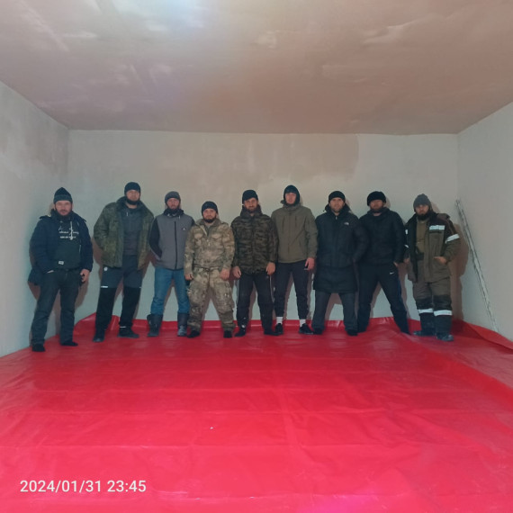 В селение Терутли завершили строительство спортивного зала в здании администрации.. В селение Терутли завершили строительство спортивного зала в здании администрации..